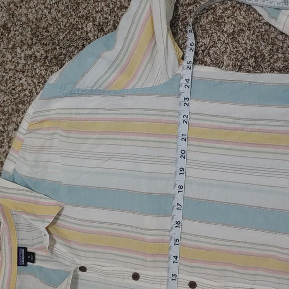 Patagonia Striped Long Sleeve Button Up Shirt Women's Size XL - Picture 5 of 7